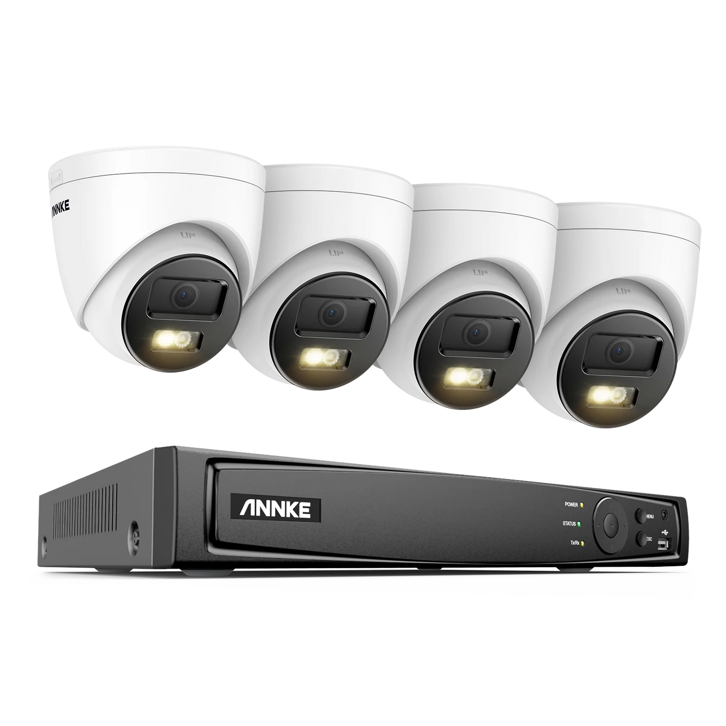 ANNKE 4K Dual-Light PoE CCTV sistem | 8CH H.265+, 2,8 mm leča, zaznavanje ljudi in vozil