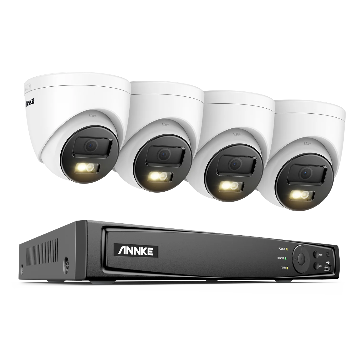 ANNKE 4K Dual-Light PoE CCTV sistem | 8CH H.265+, 2,8 mm leča, zaznavanje ljudi in vozil