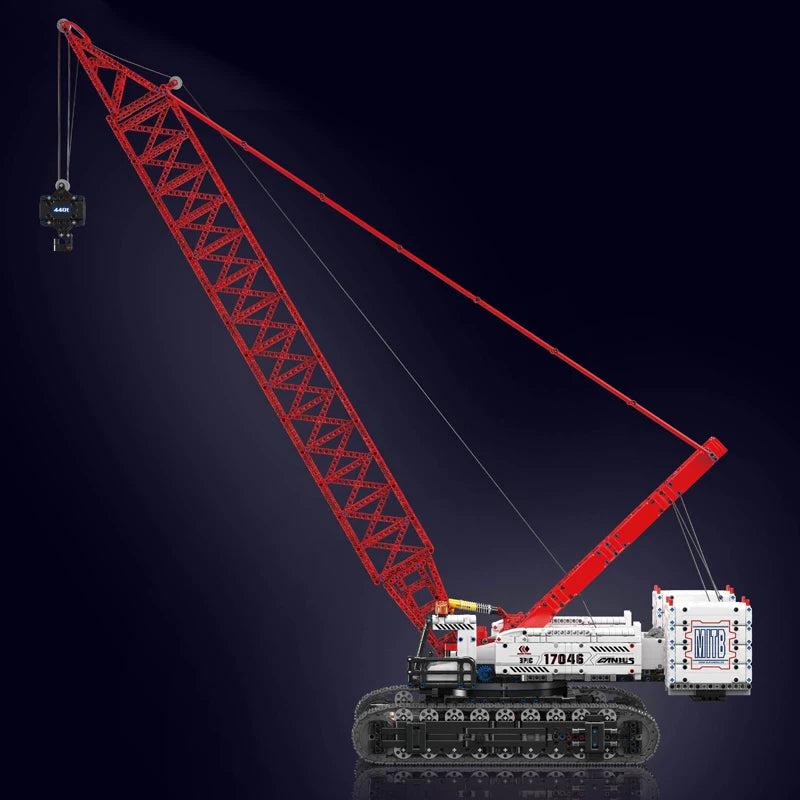 Mould King 17046 RC Wacker 16000 Crawler Crane – Motorized Technical Engineering Crane Building Block Set for Kids & Collectors - Limetastore