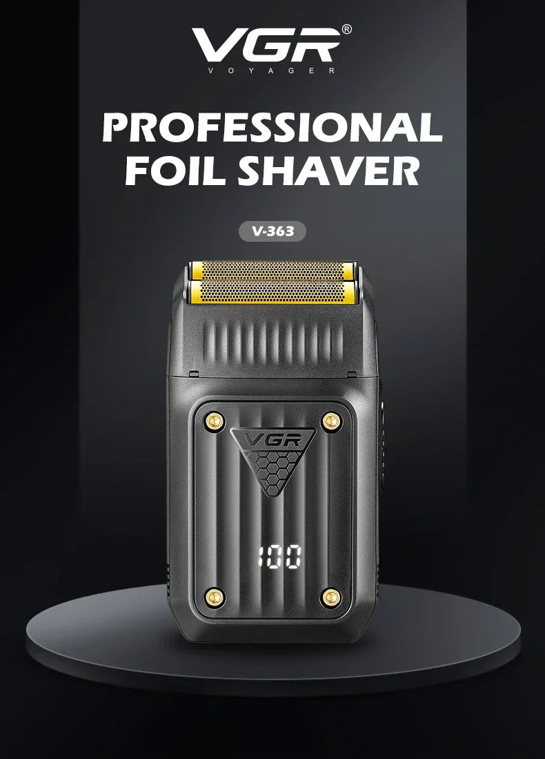 VGR V-363 profesionalni brivnik z mrežico 8000 vrt./min 80 min USB-C
