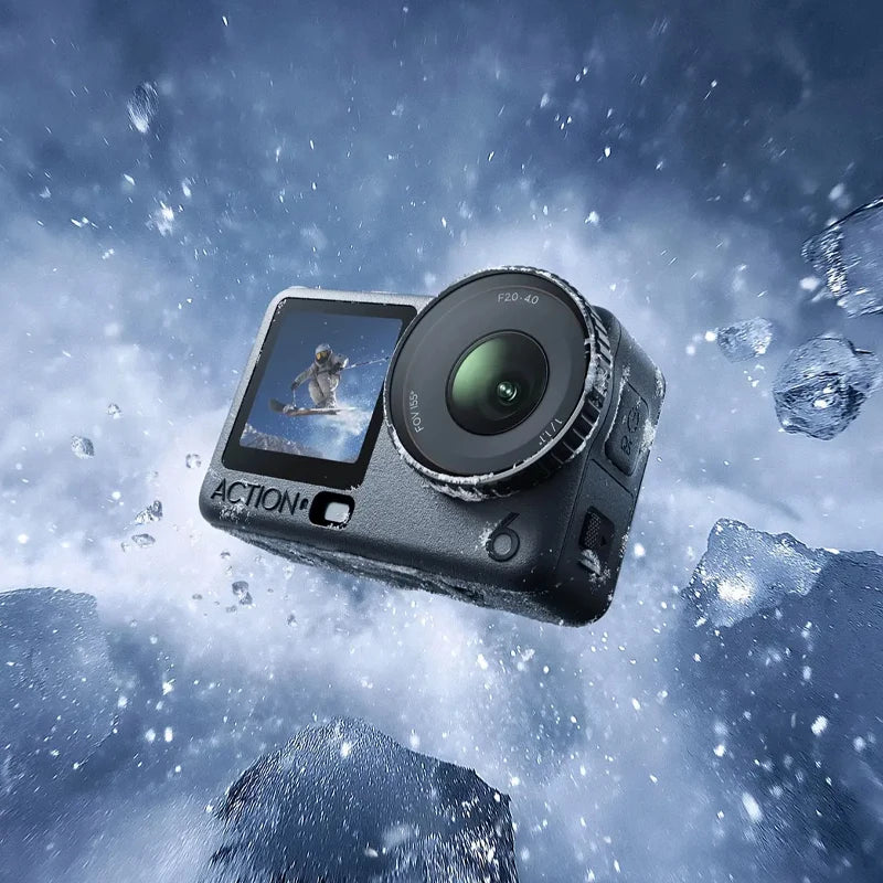 DJI Osmo Action 6 Life – Variable Aperture f/2.0–f/4.0, 1/1.1" Sensor, Ultra‑HD 8K Video