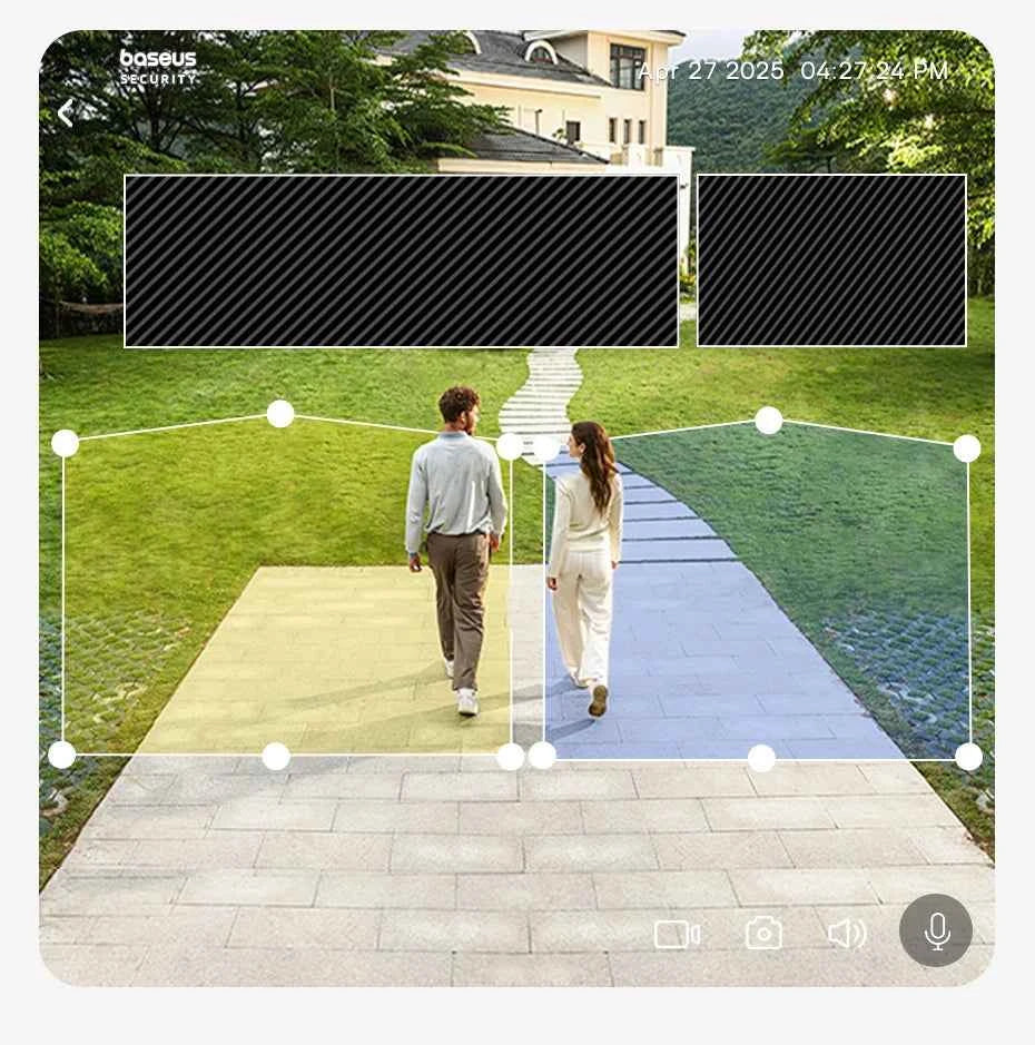 Baseus Security S1 Lite Solar Security Camera Wireless Outdoor Camera Continuous Power 2K Resolution 135°FOV IP67 Wifi Camera - Limetastore