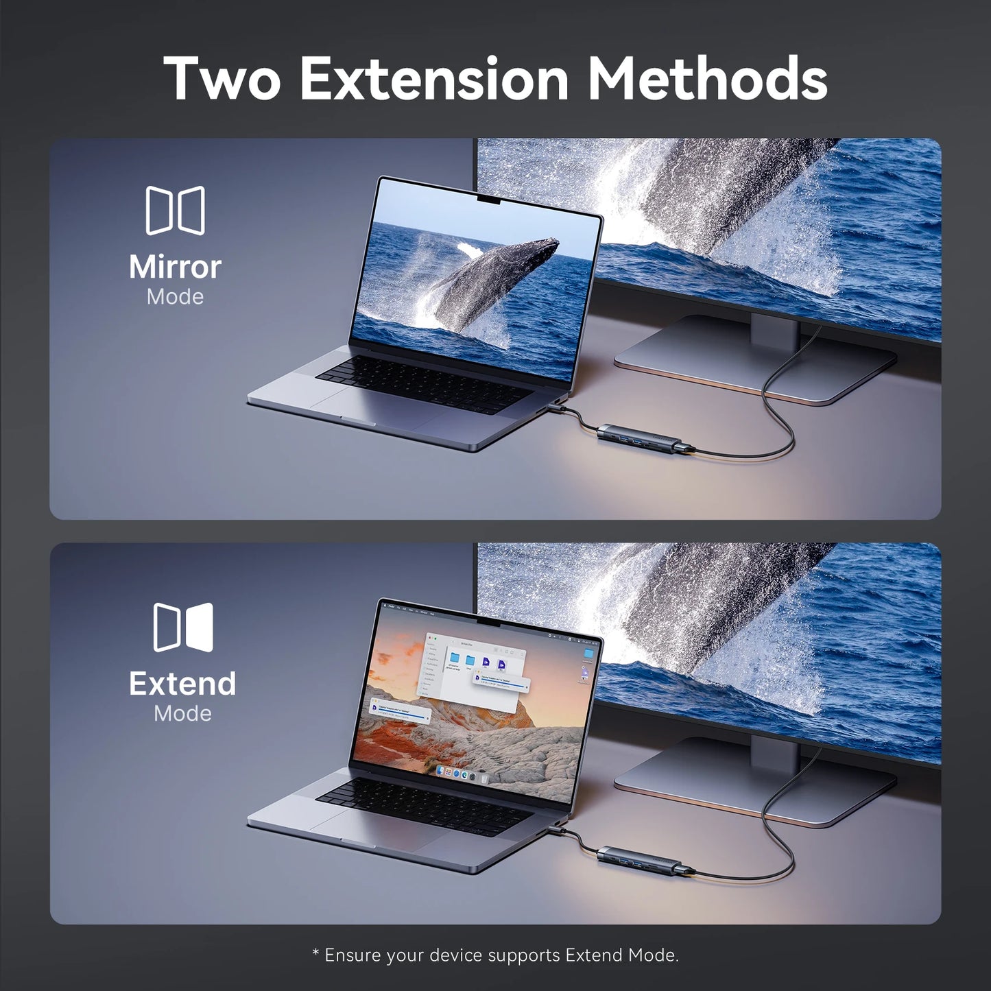 Vention USB‑C HDMI Hub | 4K30Hz, USB 3.0, SD/TF, PD 100W Multiport Adapter