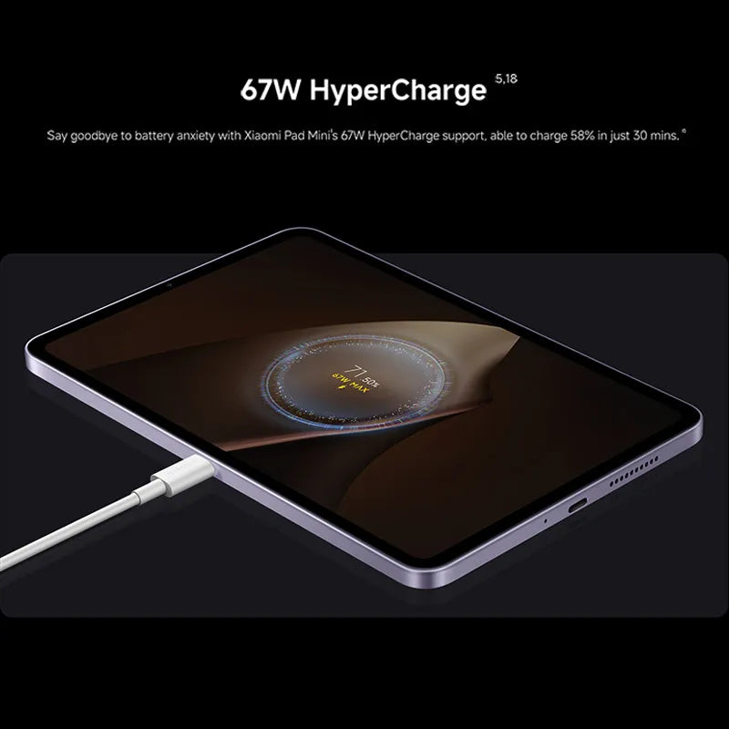 Global Version Xiaomi Mini Pad Mini "3K clear display 8GB /12GB RAM mAh Battery MediaTek dimension + 67W HyperCharge - Limetastore