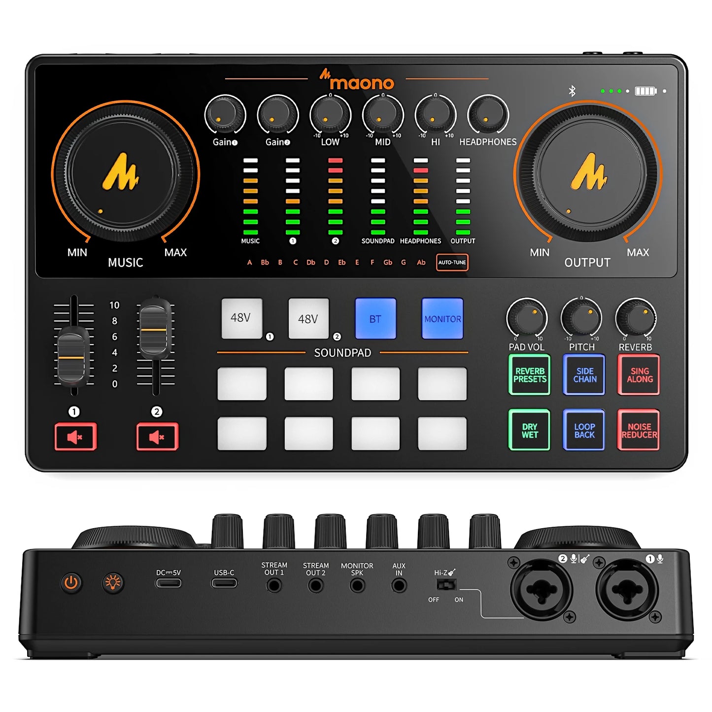 MaonoCaster E2 Gen2 – Dvojni XLR avdio vmesnik in mešalnik za podcaste