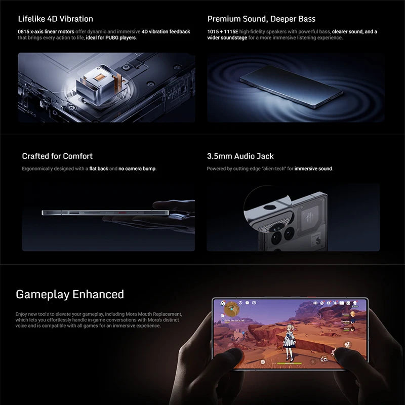 EDMAGIC 11 Pro 5G Gaming Phone | Snapdragon 8 Elite Gen 5 | 7,500mAh Battery | 6.85" AMOLED Full-Screen | Global Version - Limetastore