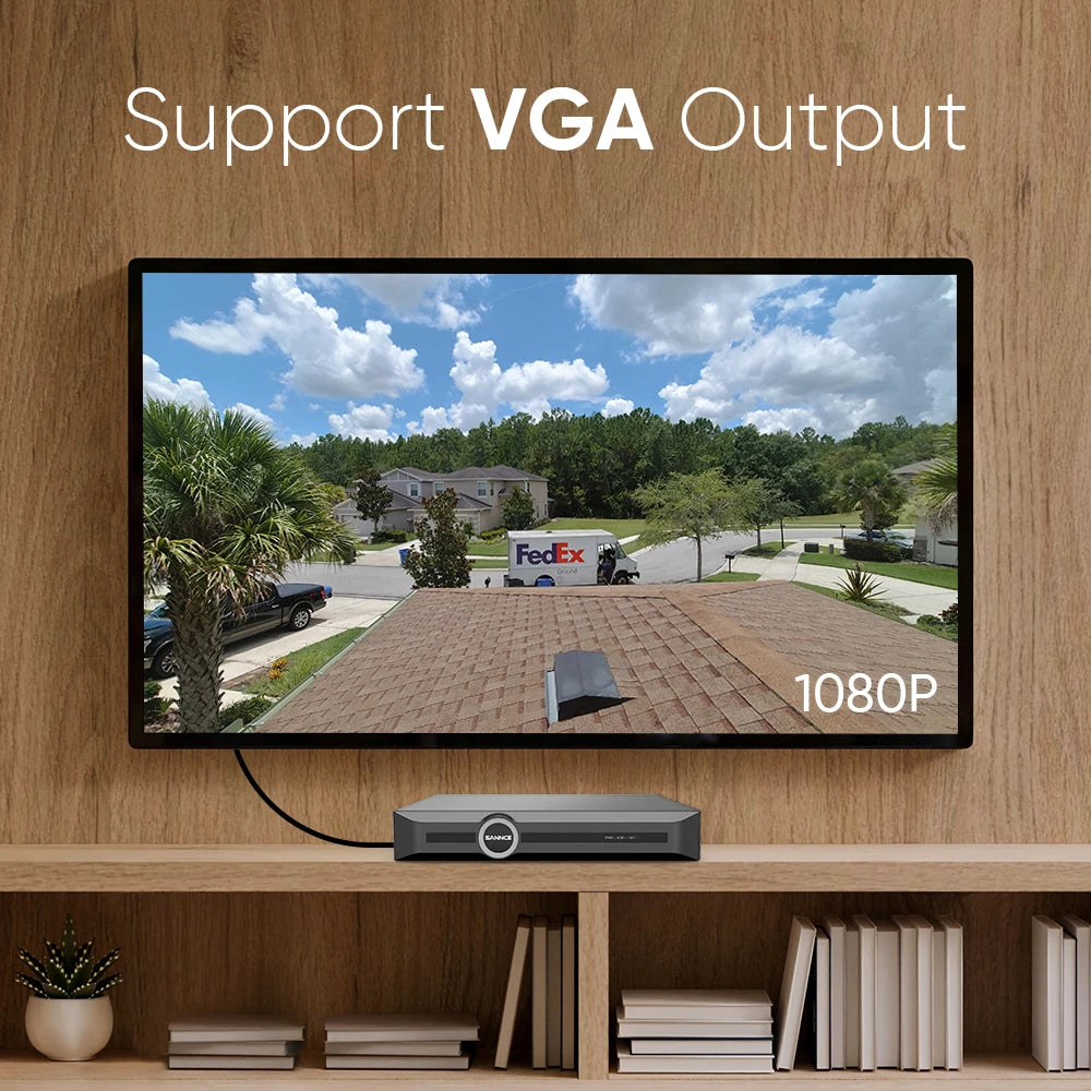 SANNCE 3MP/5MP PoE CCTV sistem | 8-kanalni H.265 NVR, zvok, ONVIF, nočni vid