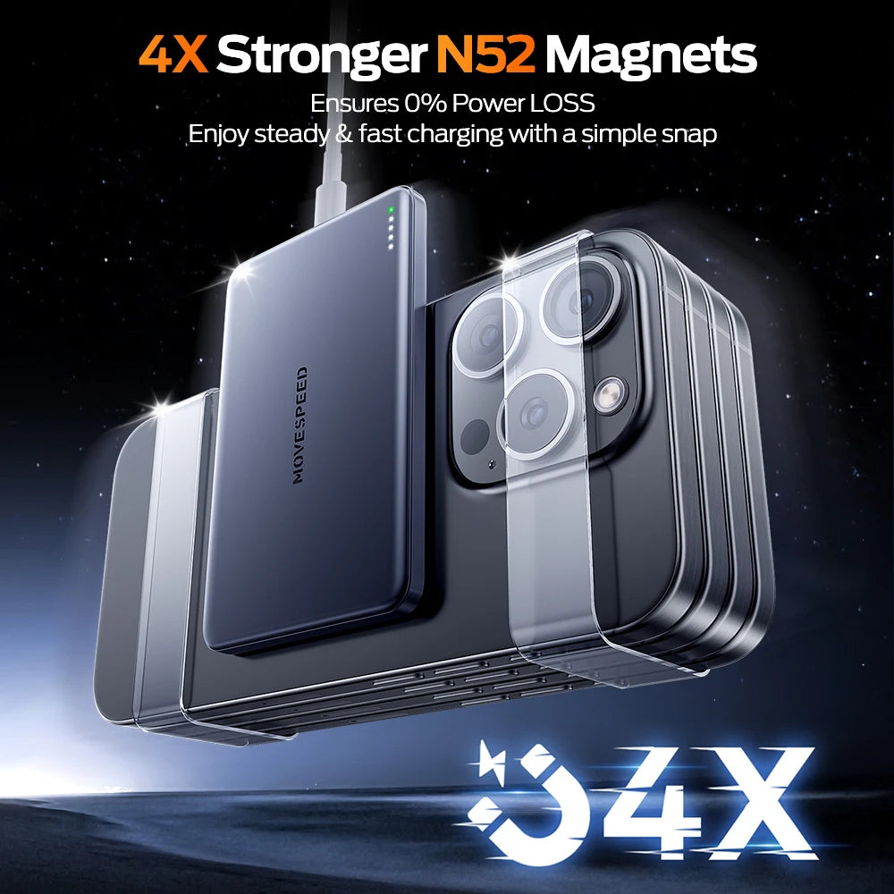 MOVESPEED S10 tanek magnetni prenosni polnilec 10000mAh PD20W MagSafe
