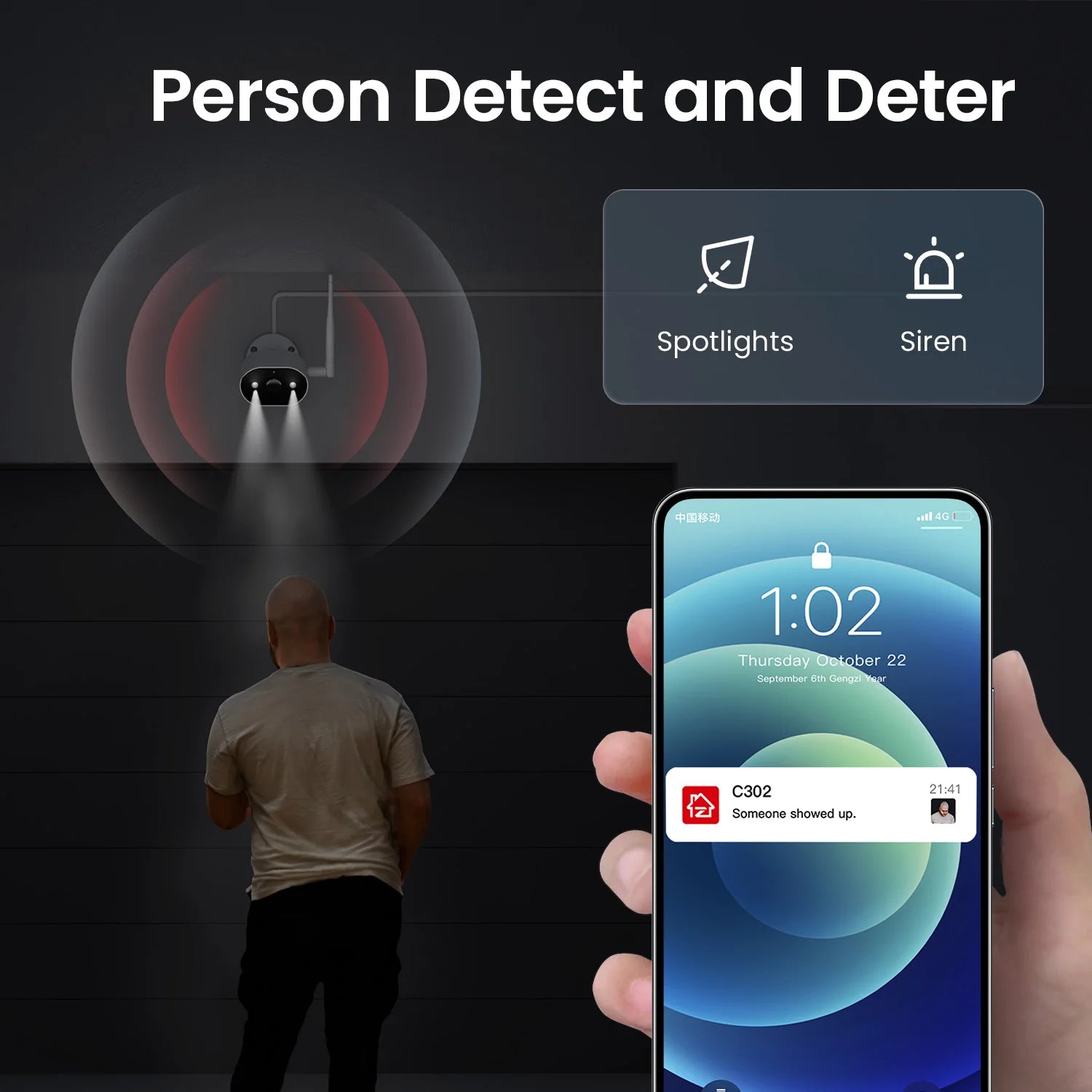 Varnostni kameri sistem Wi-Fi 6 ZOSI 2K – 3MP notranje/zunanje brezžične IP kamere z dvosmernim zvokom