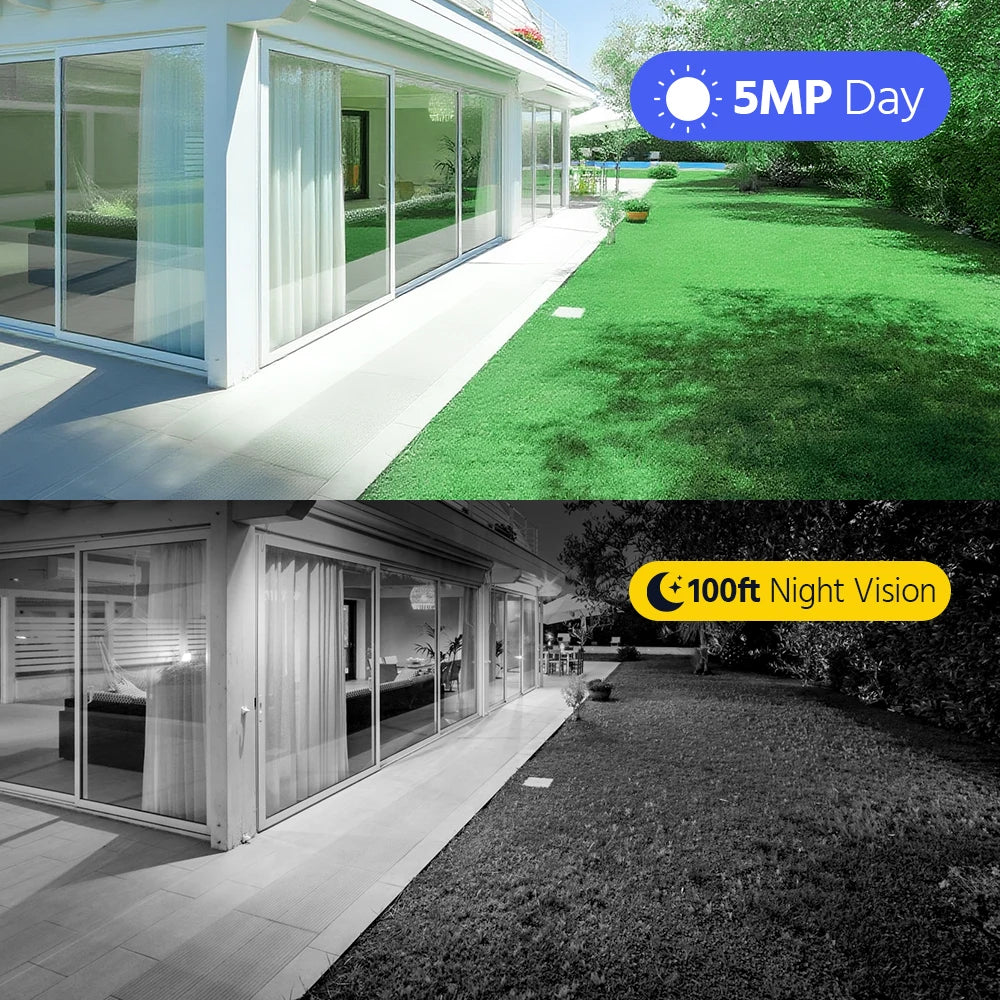 ANNKE 3MP/5MP brezžični CCTV sistem | 4-kanalni NVR, nočni vid, IP66 zunanje kamere