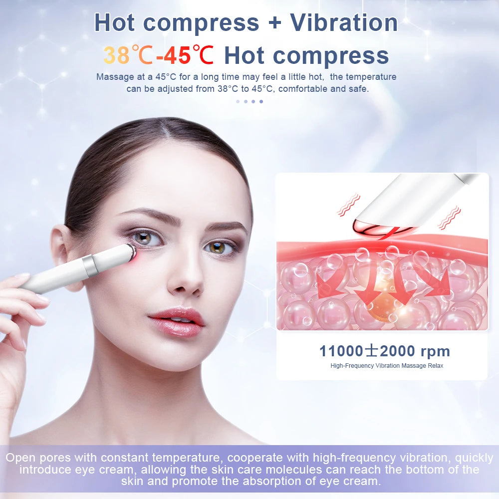 ANLAN EMS Electric Eye Massager for Skin Lifting, Reducing Wrinkles, and Dark Circles - Limetastore
