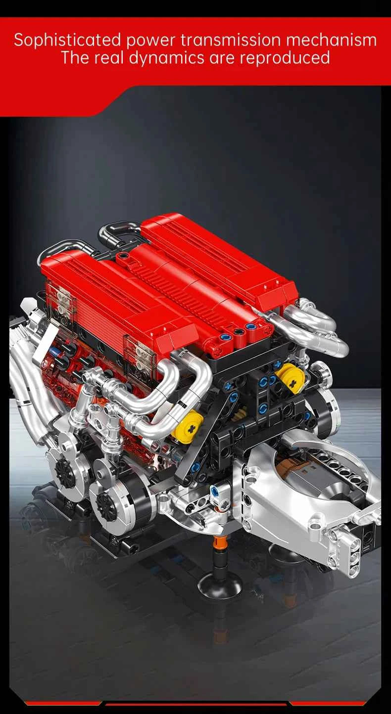 Mould King 10131 W16 Engine Building Block Set | BGT Supercar Part - Limetastore
