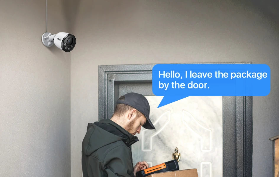 Varnostni kamerov sistem ZOSI 4K PoE NVR z 8MP vodoodpornimi žičnimi PoE kamerami H.265+ 4K/8MP 8-kanalni CCTV NVR za 24/7 nadzor doma