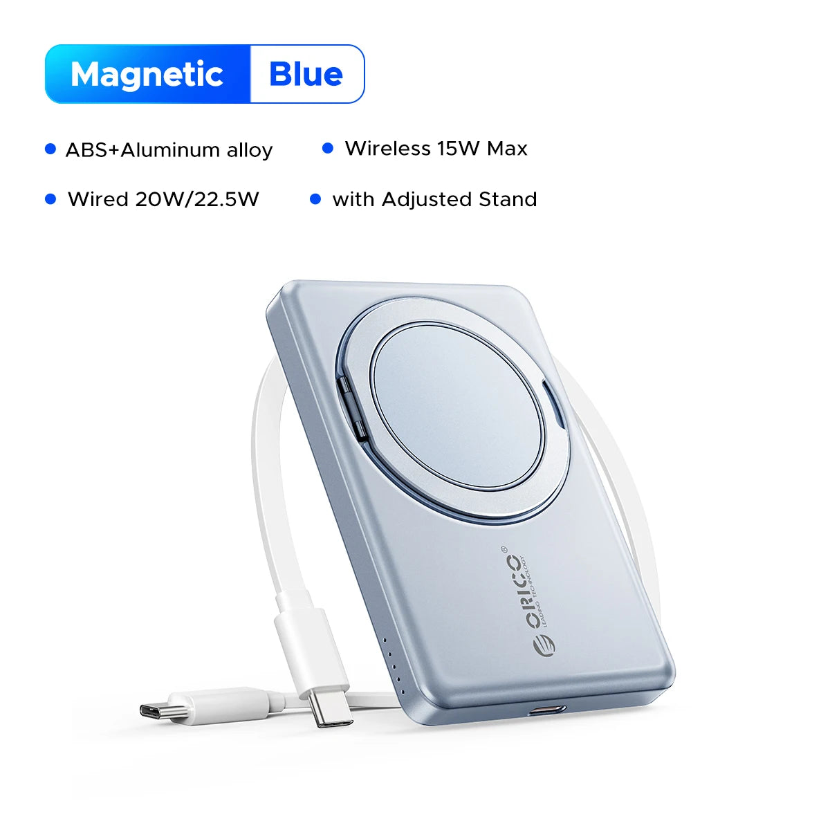 ORICO Kada Magnetic Power Bank – 5000 mAh / 10000 mAh PD22.5W brezžična zunanja baterija