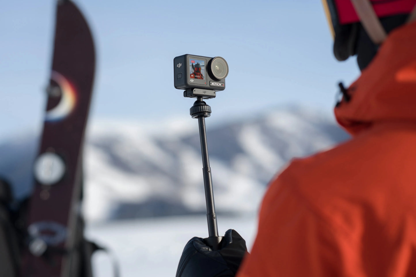 DJI Osmo Action Mini Extension Rod – Compact Adjustable Selfie Stick for Osmo Action 4