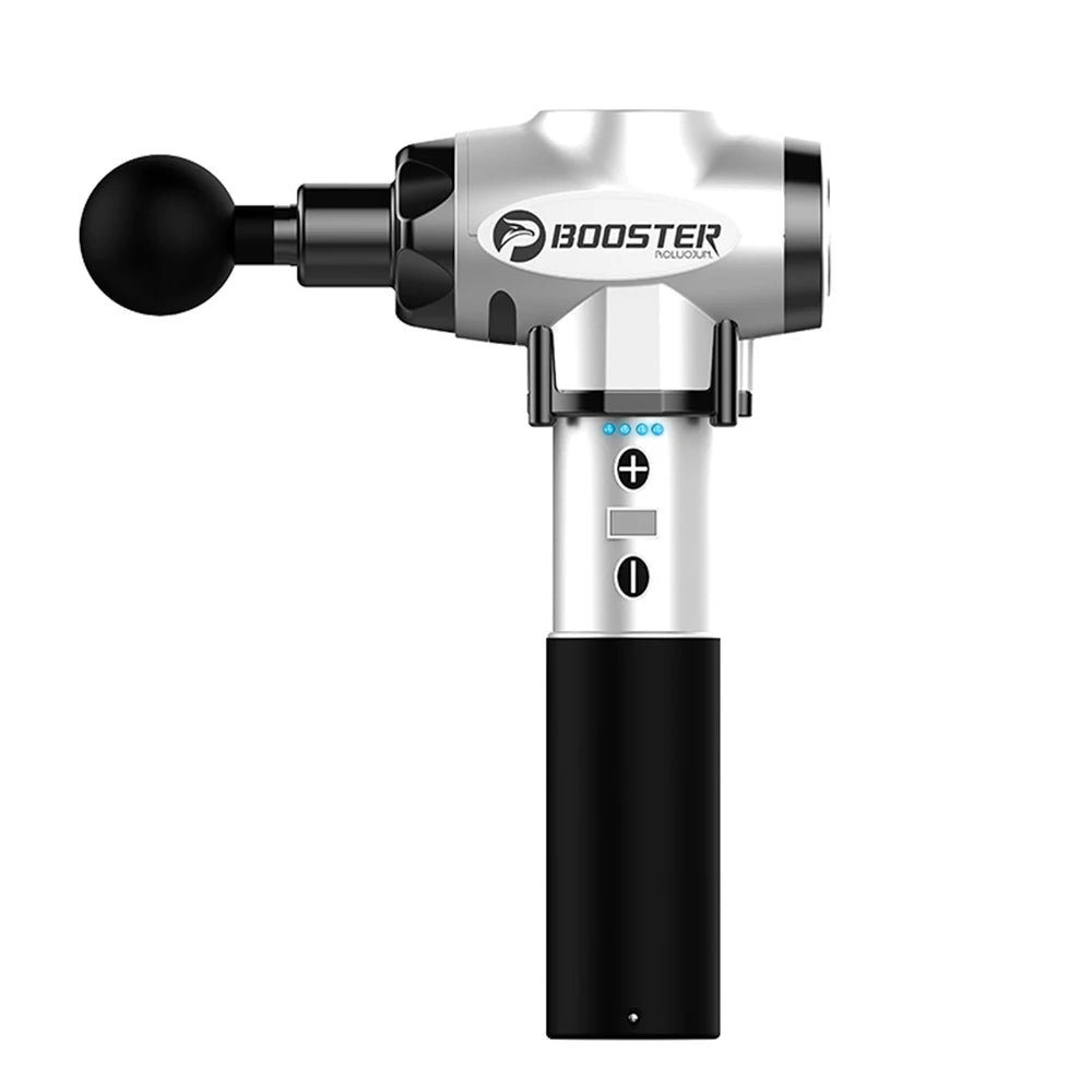 Booster E Masažna pištola za globoko tkivno masažo, terapija, stimulacija telesnih mišic, lajšanje bolečin za sproščanje bolečin, fitnes, oblikovanje