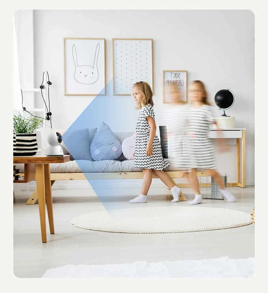 Baseus 4MP IP Camera Smart 5G WIFI Security Camera Indoor Home Protection PT 3K High Clarity Two Way Audio Surveillance Camera - Limetastore