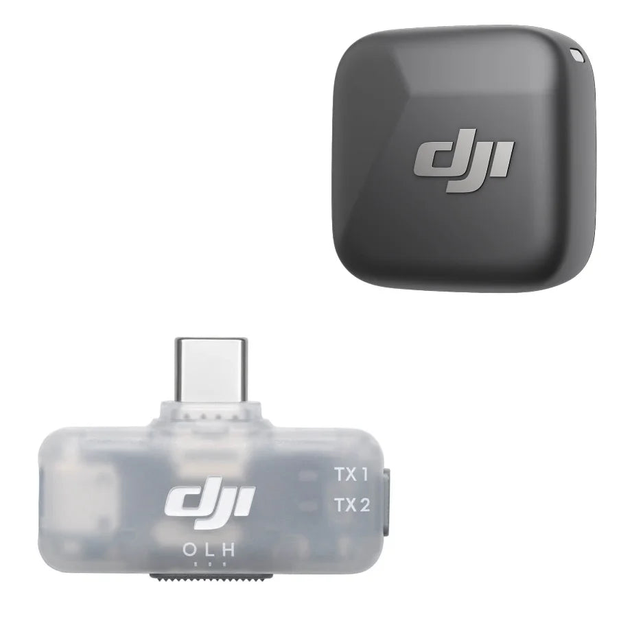 DJI Mic Mini komplet (oddajnik in sprejemnik za telefon) – originalni brezžični avdio komplet DJI