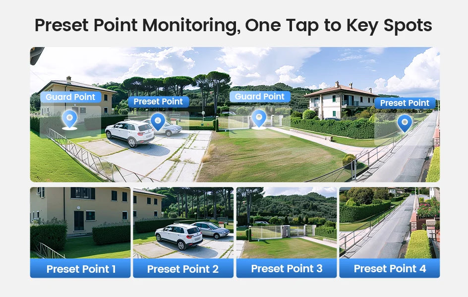 ZOSI C290 4K 8MP/4MP/2MP Outdoor PTZ WiFi Security Camera – Auto Person Tracking, 2‑Way Audio