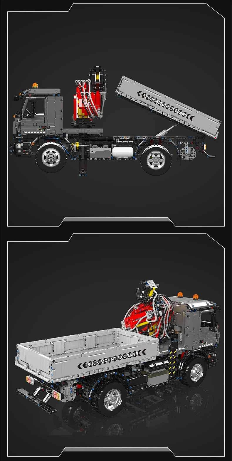 Mould King 19016 RC Truck‑Mounted Crane Transport Vehicle - Limetastore