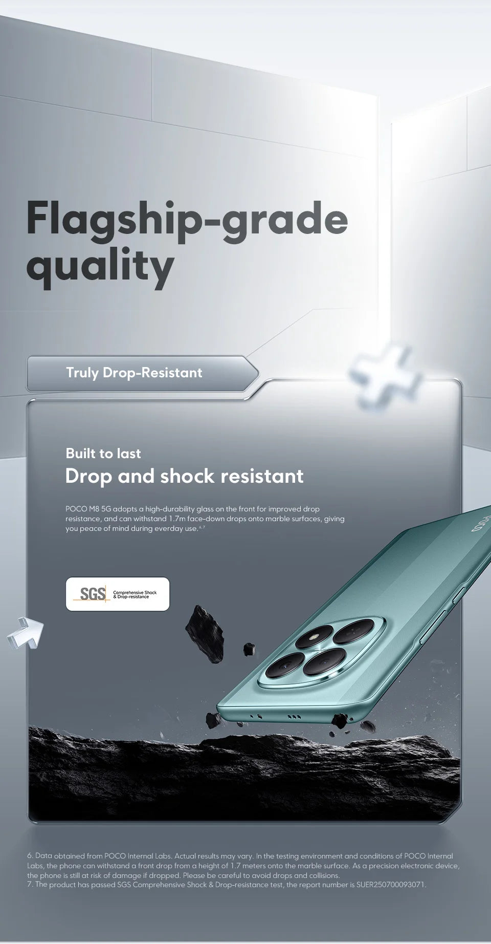 【World Premiere】POCO M8 5G Smartphone Global Version Snapdragon® 6 Gen 3 6.77" 120Hz Display 50MP Camera 5520mAh 45W NFC - Limetastore