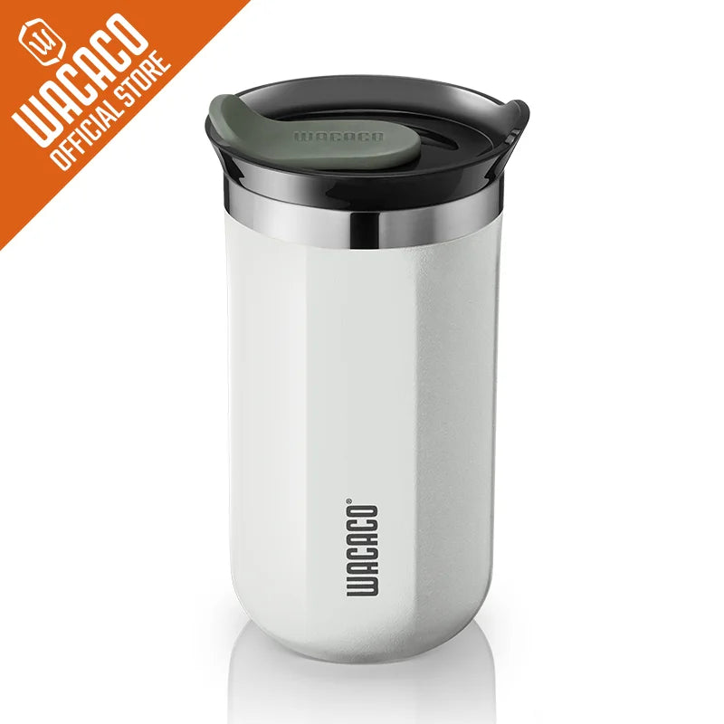 Wacaco Octaroma vakuumska izolirana skodelica za kavo – dvostenska potovalna termovka iz nerjavečega jekla z nepropustnim pokrovom, 180 ml / 300 ml / 450 ml termo skodelica