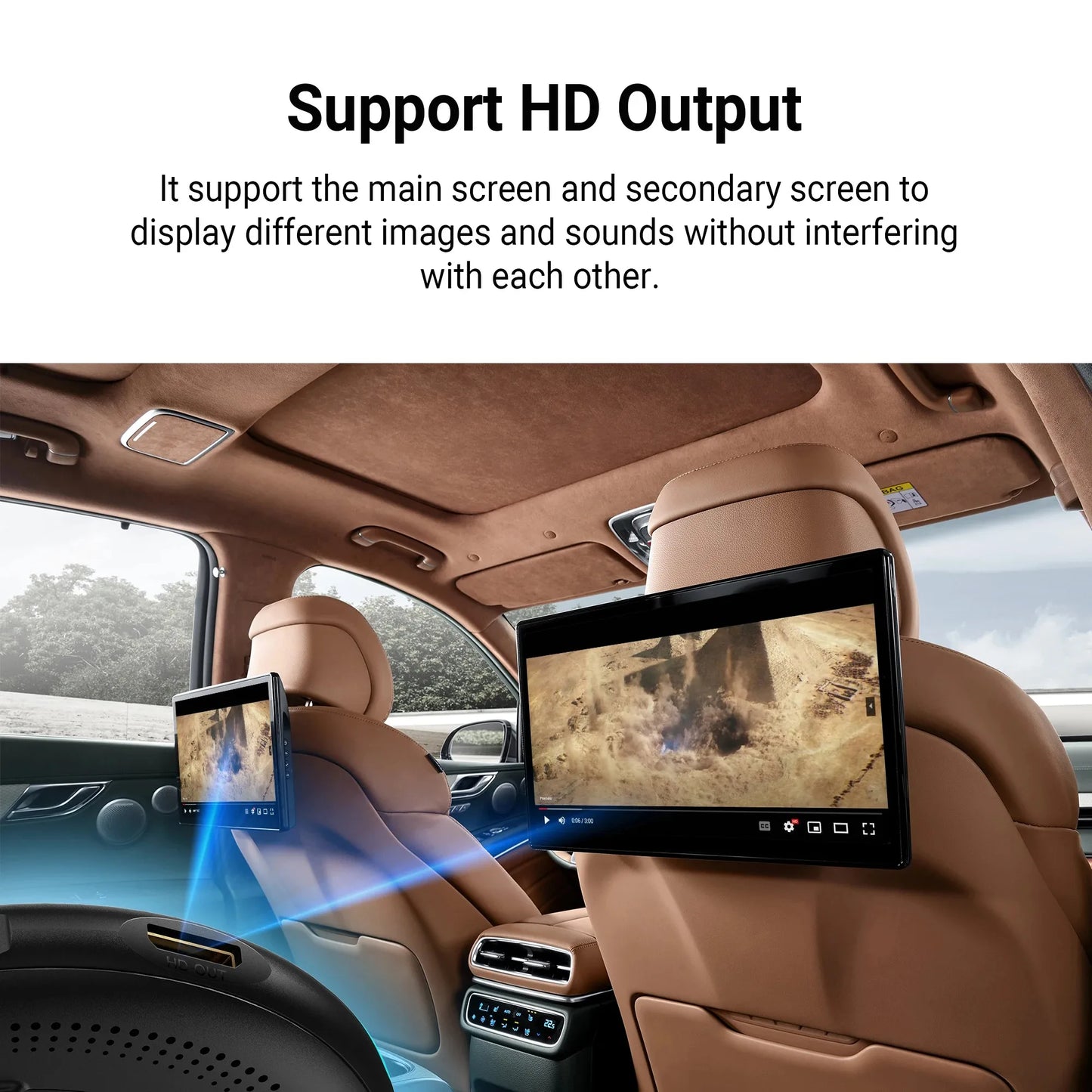 OTTOCAST P3 Wireless CarPlay Android AI Box with HDMI