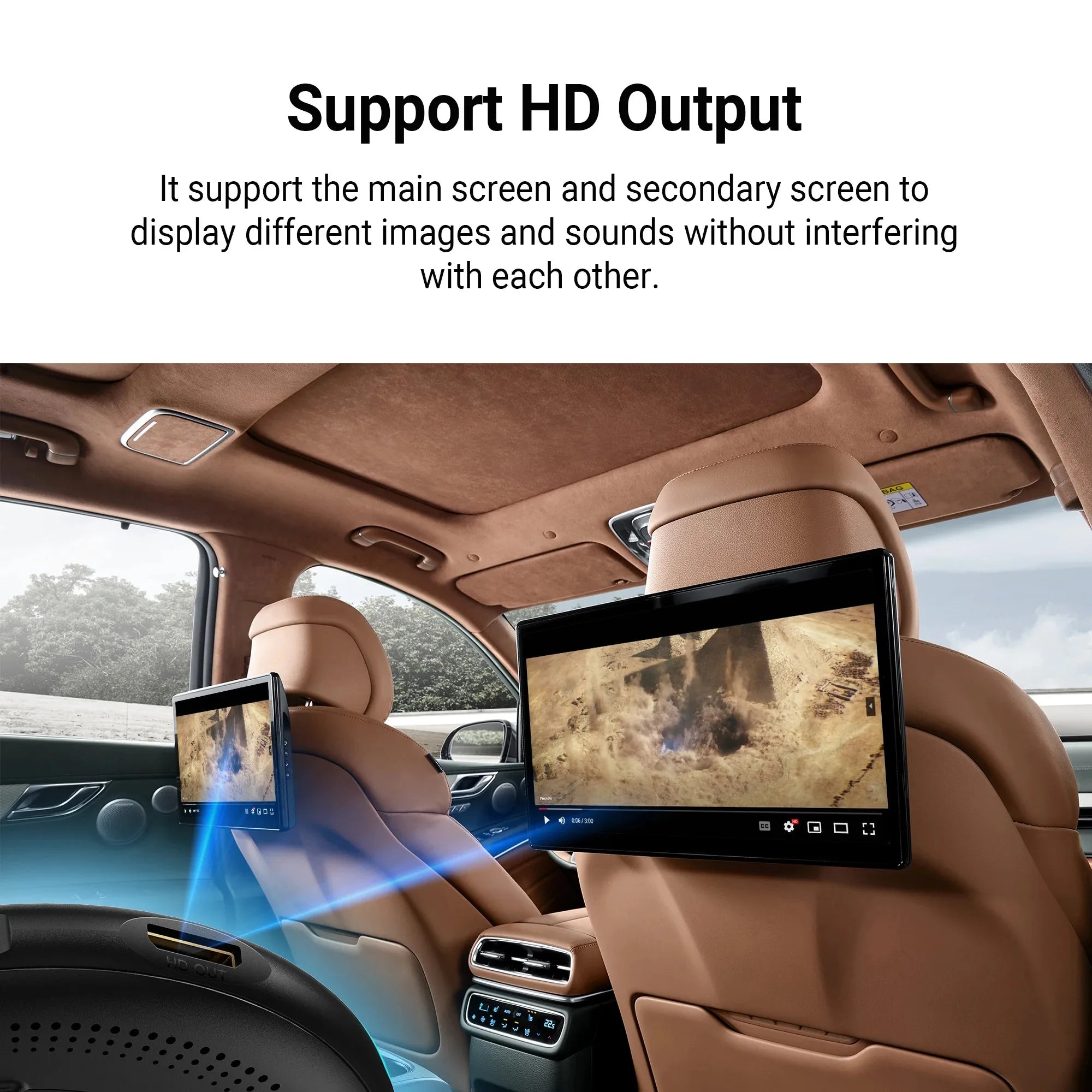 OTTOCAST P3 Wireless CarPlay Android AI Box with HDMI