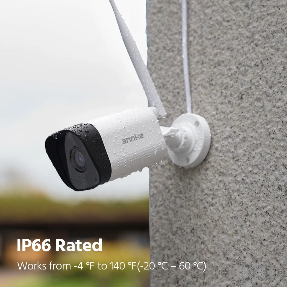 ANNKE 8MP 4K brezžični CCTV sistem | 10-kanalni NVR, dvopasovni WiFi, dvosmerni zvok, IR nočni vid