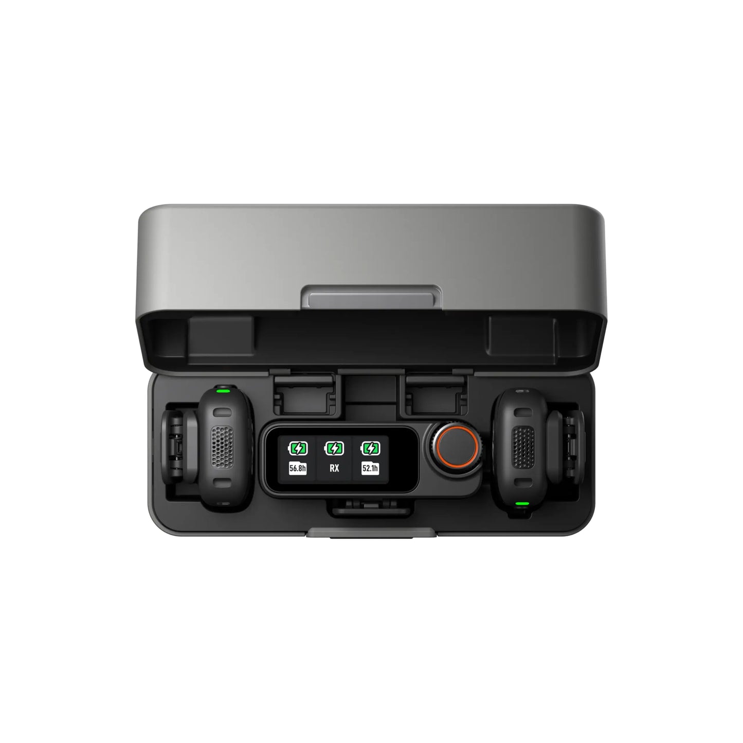 DJI Mic 3 – Sistem brezžičnih lavalier mikrofonov (kompleta 1TX+1RX / 2TX+1RX) s polnilno torbico, prilagodljiv nadzor ojačenja