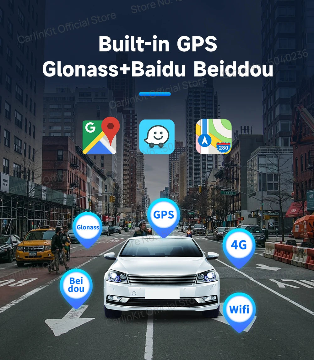 CarlinKit Android 13 8-jedrni 8+128 GB brezžični CarPlay AI Box