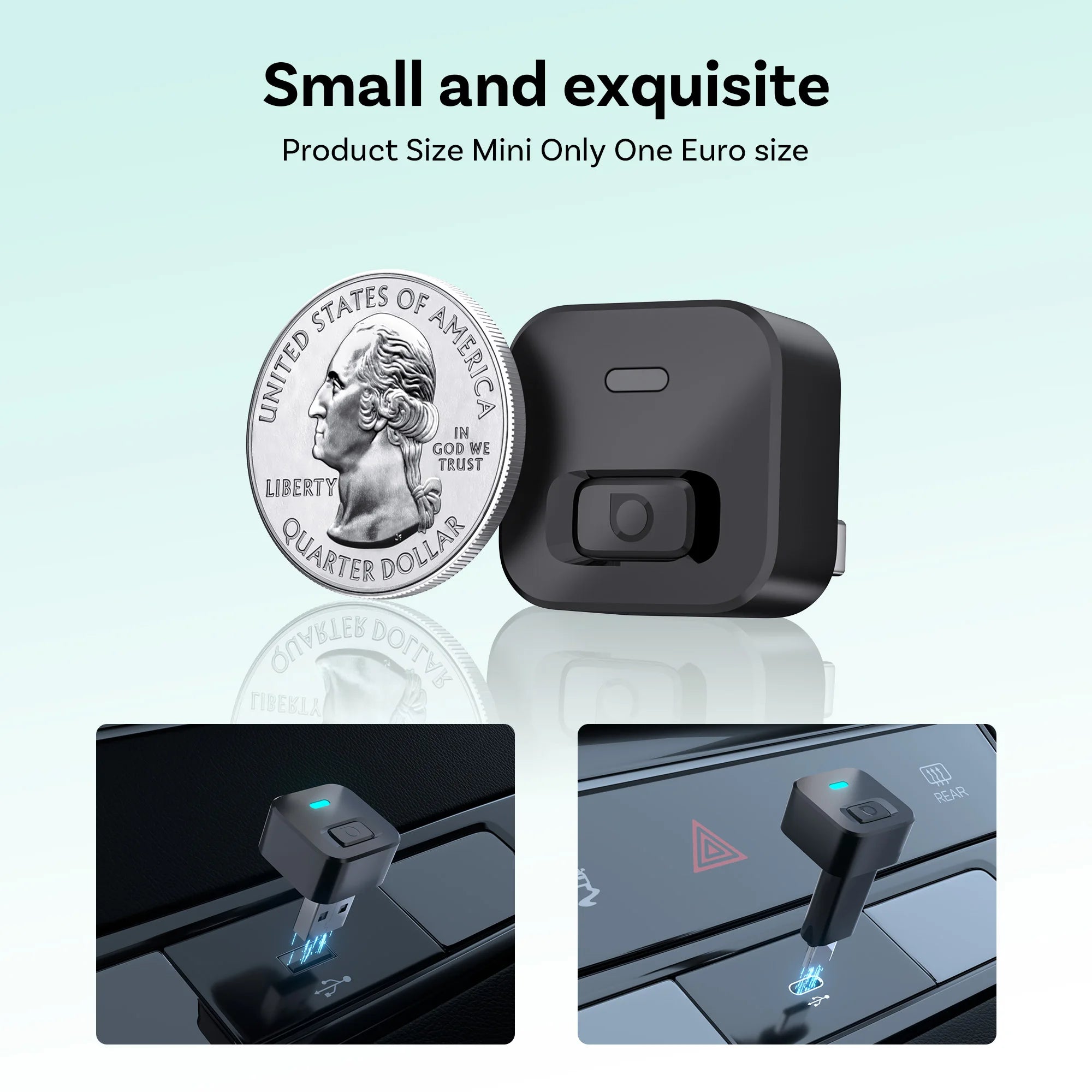 OTTOCAST Cube Mini brezžični Android Auto in CarPlay Dongle