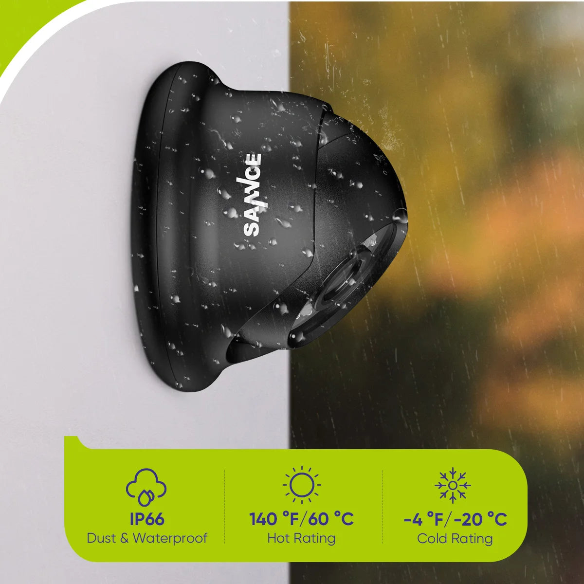 SANNCE 1080N 16-kanalni DVR CCTV sistem | 12× 1080P kamer, vodoodporne za zunanjo uporabo, oddaljeni dostop P2P
