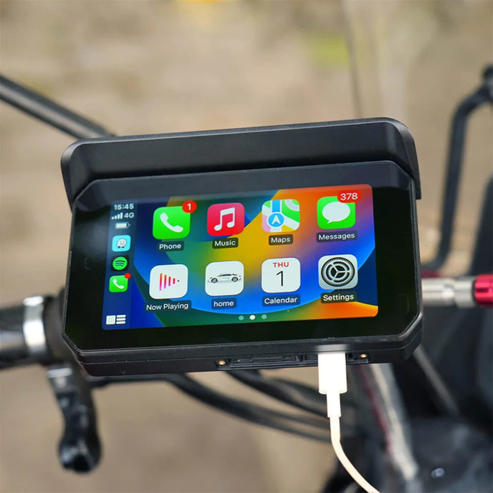 Lite C5 SE Motociklistični zaslon CarPlay Android Auto vodoodporen