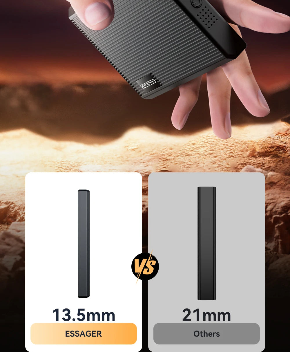 ESSAGER Thin Magnetic Power Bank 20W 10000mAh MagSafe