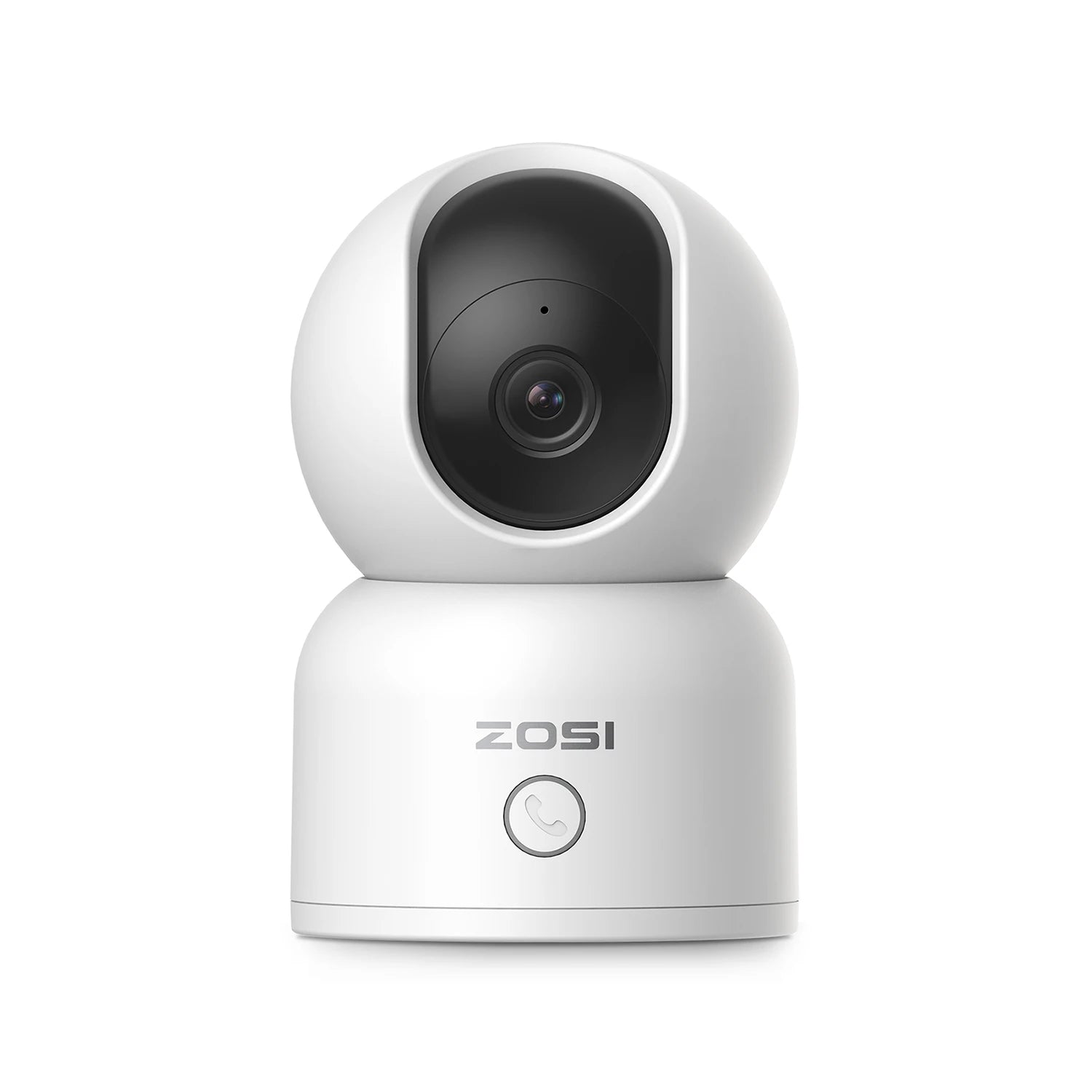 ZOSI 360° PTZ pametna domača varnostna kamera – notranji WiFi monitor za dojenčke in hišne ljubljenčke s samodejnim sledenjem, zaznavanjem z umetno inteligenco in HD nočnim vidom