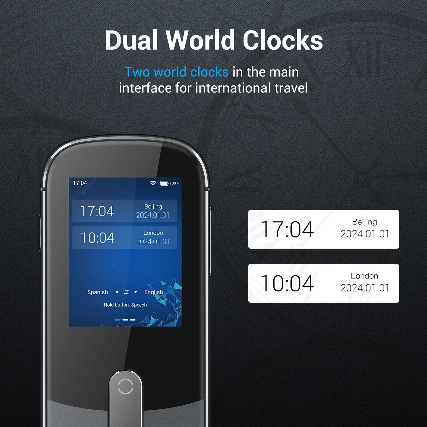Wooask W09 Translator Device 144 Languages 16 Offline 97% Accuracy