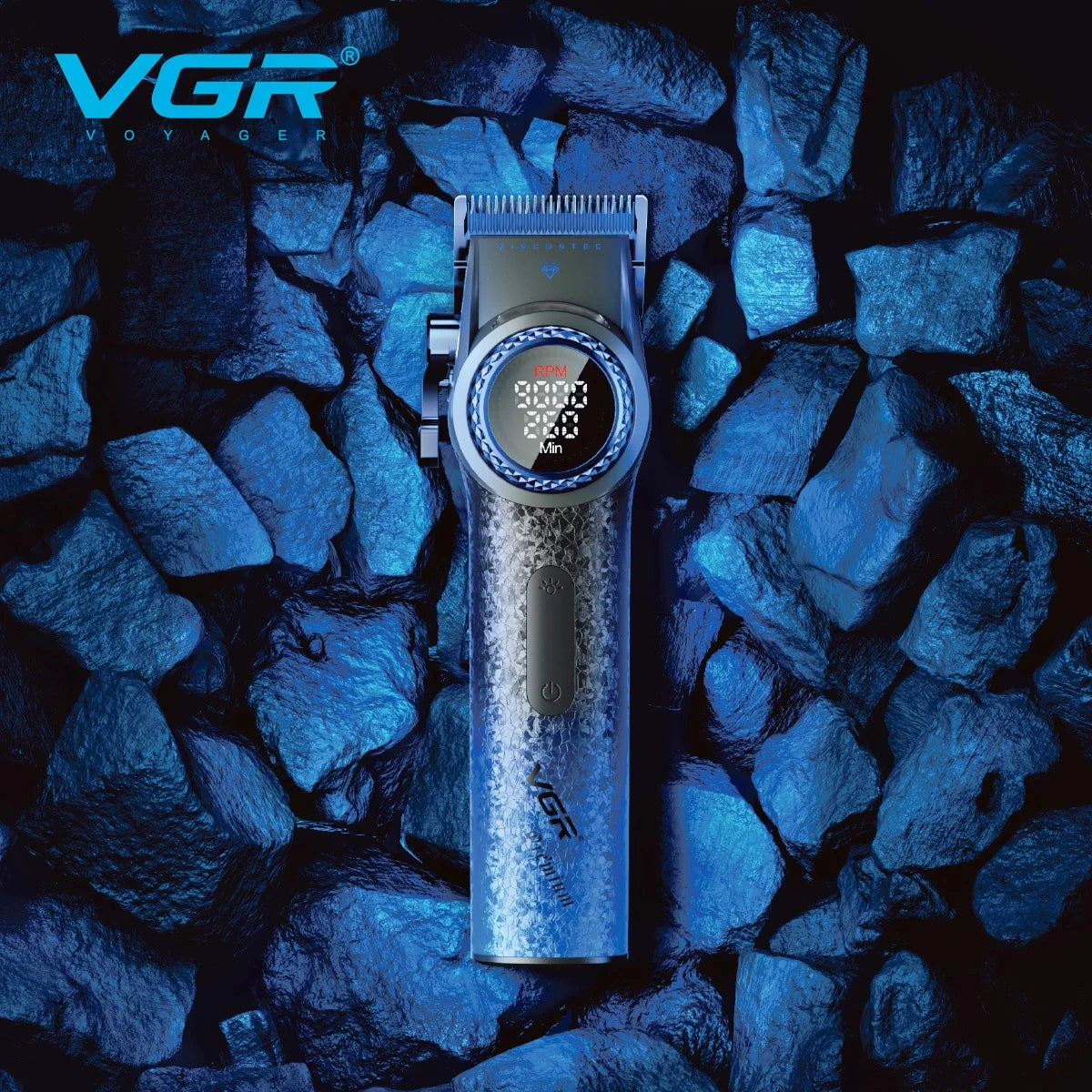 VGR V-001 profesionalni strižnik za lase 9000 RPM BLDC 300-minutno delovanje