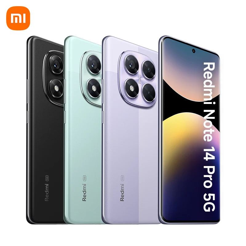 FR Warehouse Xiaomi Redmi Note 14 Pro 5G Smartphone Global Version  MediaTek 200MP Camera 5110mAh 45W Dimensity 7300-Ultra CPU - Limetastore