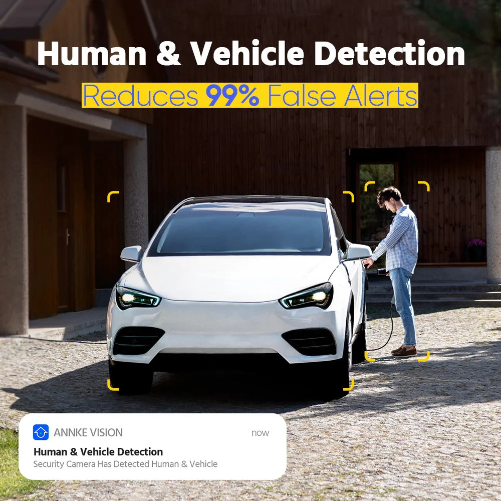 ANNKE 4K 8MP PoE CCTV sistem | 16-kanalni H.265 NVR, 12× 8MP EXIR kamere, 30 m nočni vid