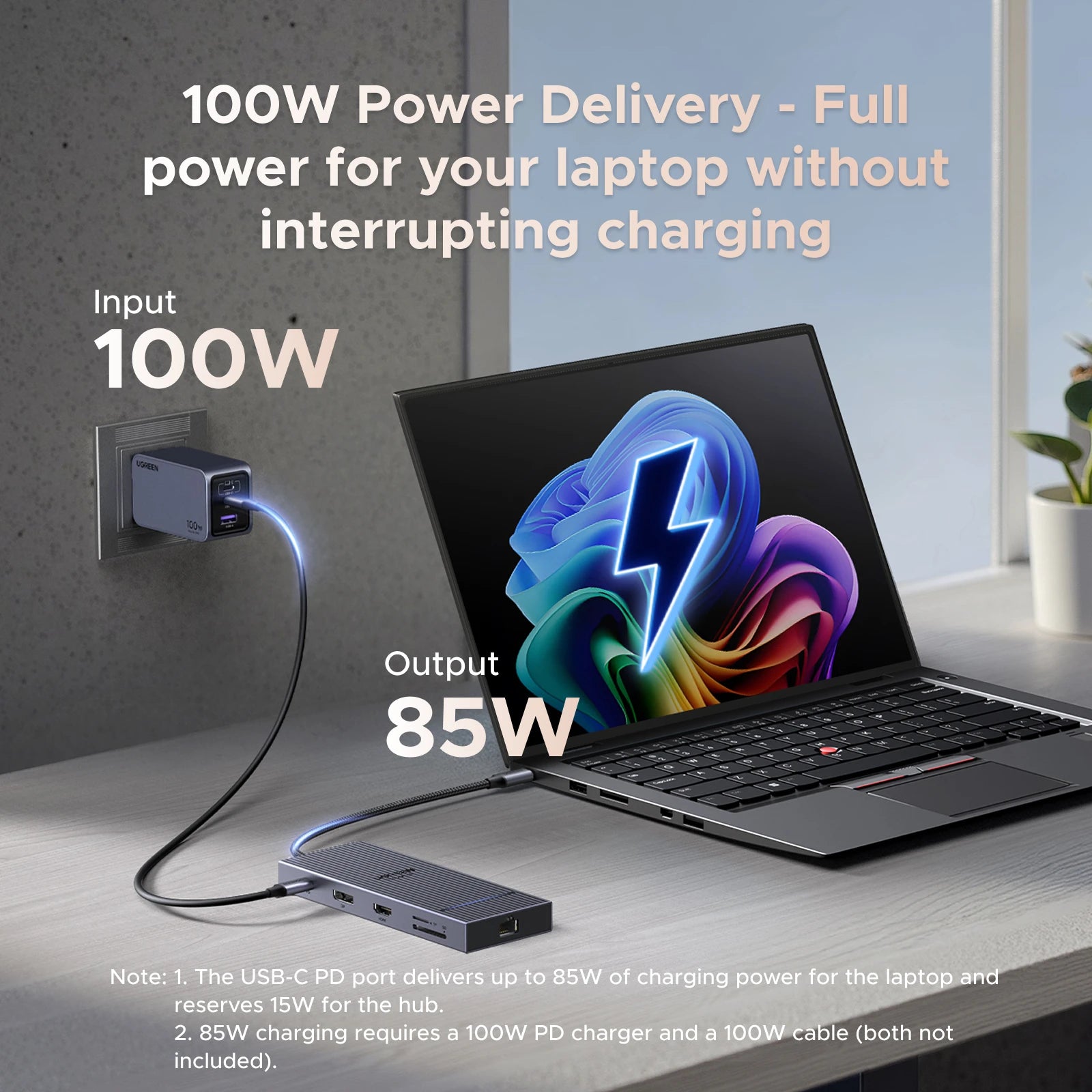 UGREEN 11-v-1 zvezdišče USB-C s 4K120Hz DisplayPort, 4K60Hz HDMI, USB 3.2 10Gbps