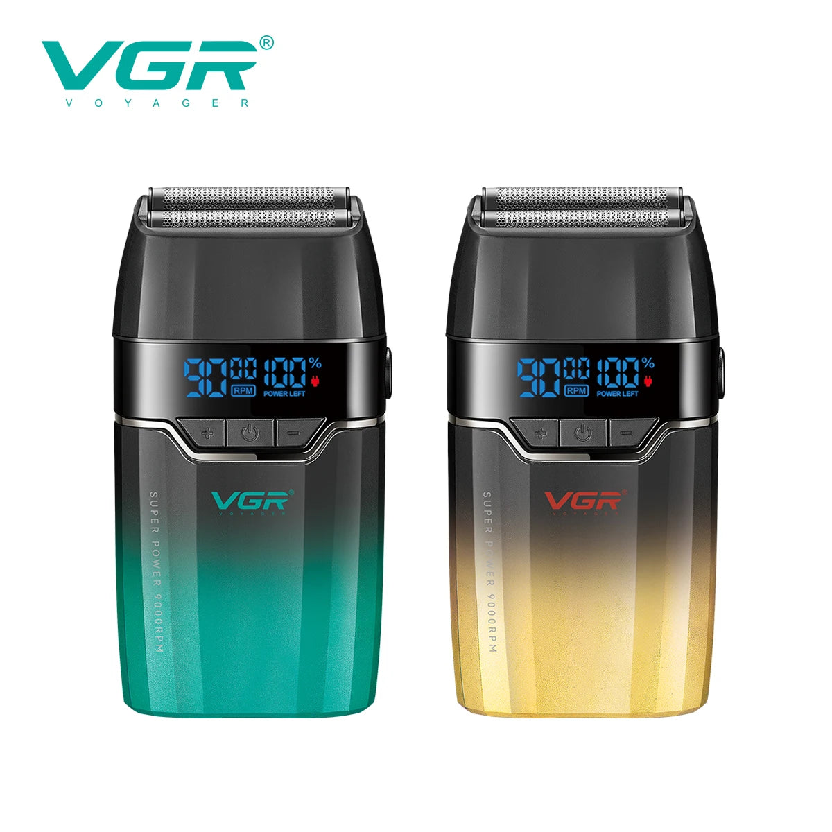 VGR V-308 profesionalni brivnik s folijo 9000 vrt./min 150-minutna trojna hitrost