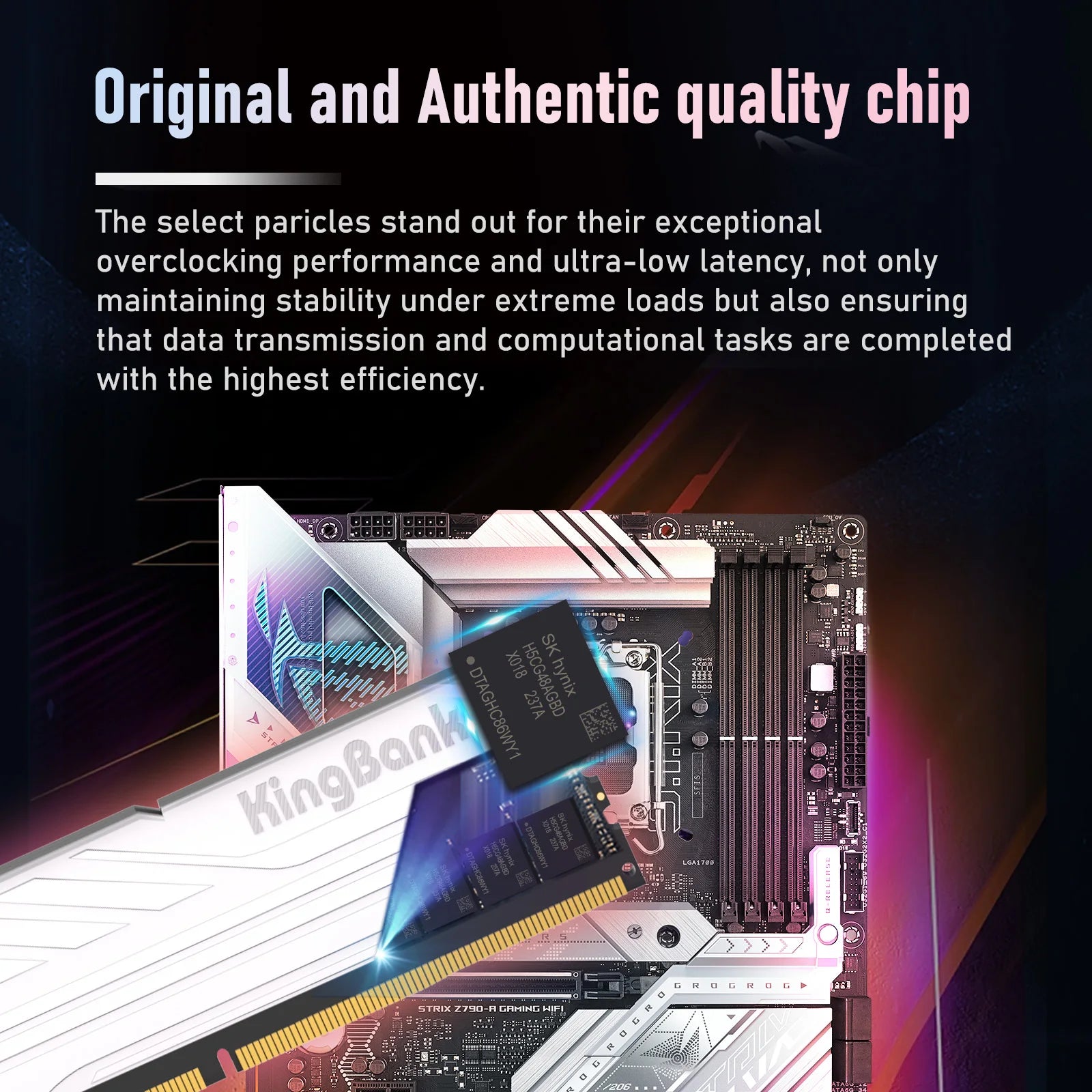 KingBank DDR5 RGB Gaming RAM 32GB Kit (2x16GB) 6000MHz CL36