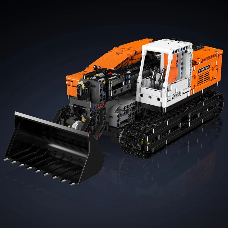 Mould King 17054 Motorized Gopher Loader Building Set | RC Technical Compact Track Loader Model - Limetastore
