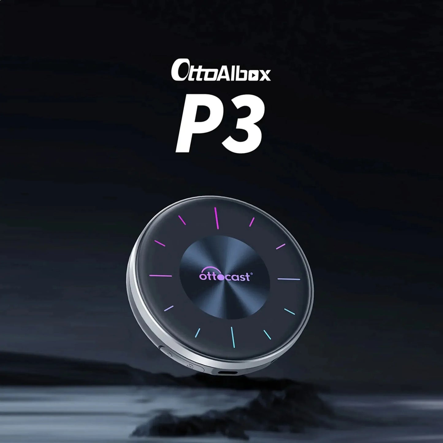 OTTOCAST Picasou 3 Brezžični CarPlay AI box s HDMI