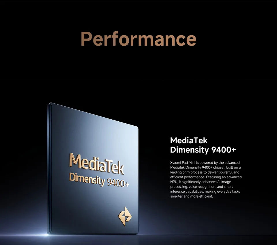 Global Version Xiaomi Mini Pad Mini "3K clear display 8GB /12GB RAM mAh Battery MediaTek dimension + 67W HyperCharge - Limetastore