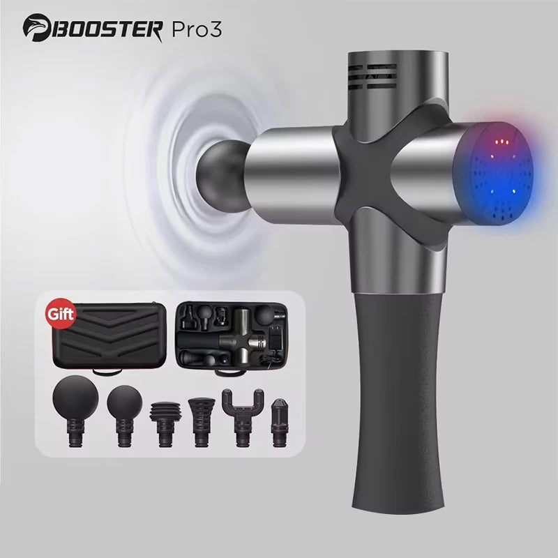 Booster Pro 3 – profesionalna masažna pištola za globoko tkivo | stimulator mišic, tih tolkalni masažer