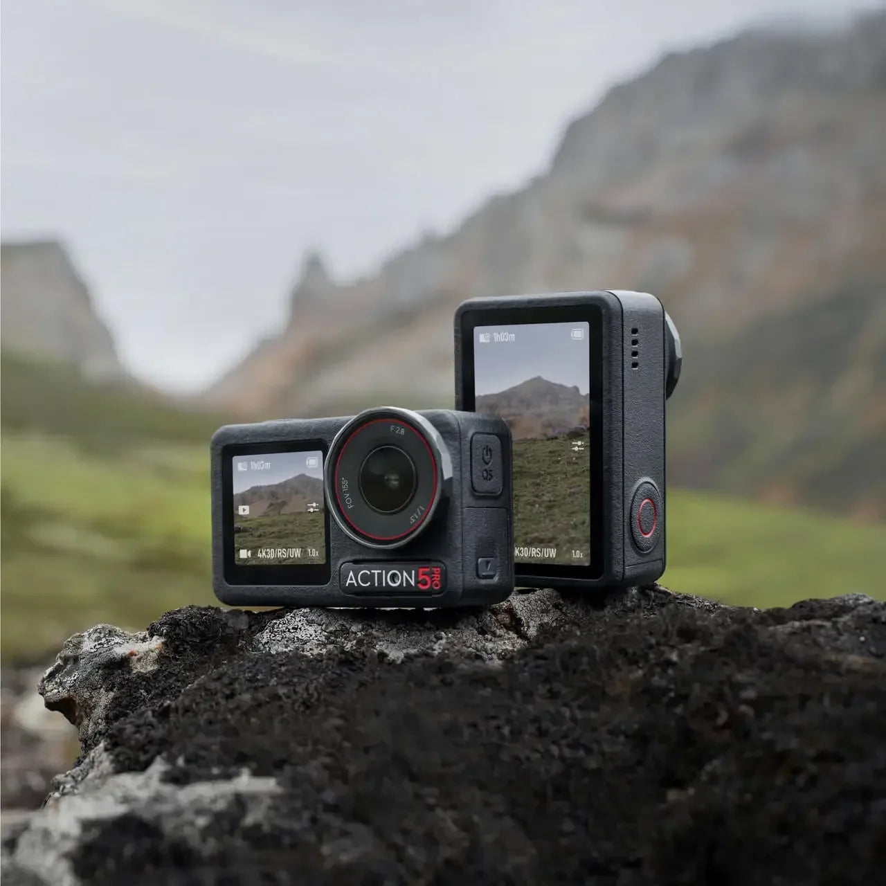 DJI Osmo Action 5 Pro – 1/1.3" Sensor, 4K/120fps, Dual OLED Touchscreens