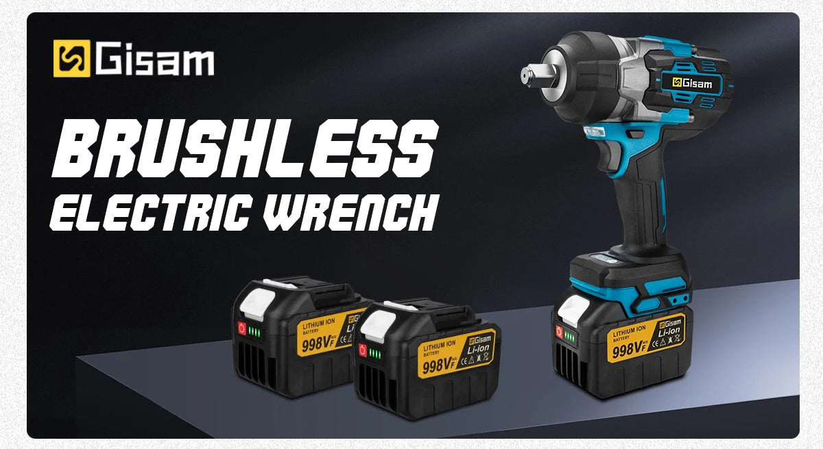 Gisam 2800N.m brezkrtačni udarni vijačnik 1/2" za Makita 18V