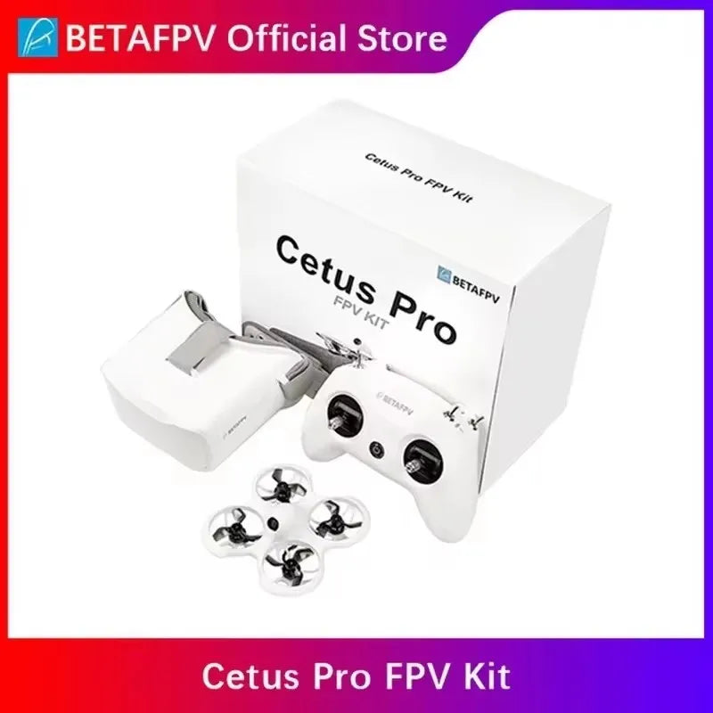 BETAFPV Cetus Pro FPV Kit /Cetus FPV Kit Indoor Racing Drone  Frsky D8 Lite Radio 2 SE Transmitter 5.8G 14DBI VR02 Goggles VTX